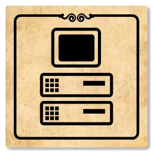 Server, 148x148mm, pergamen, Texas